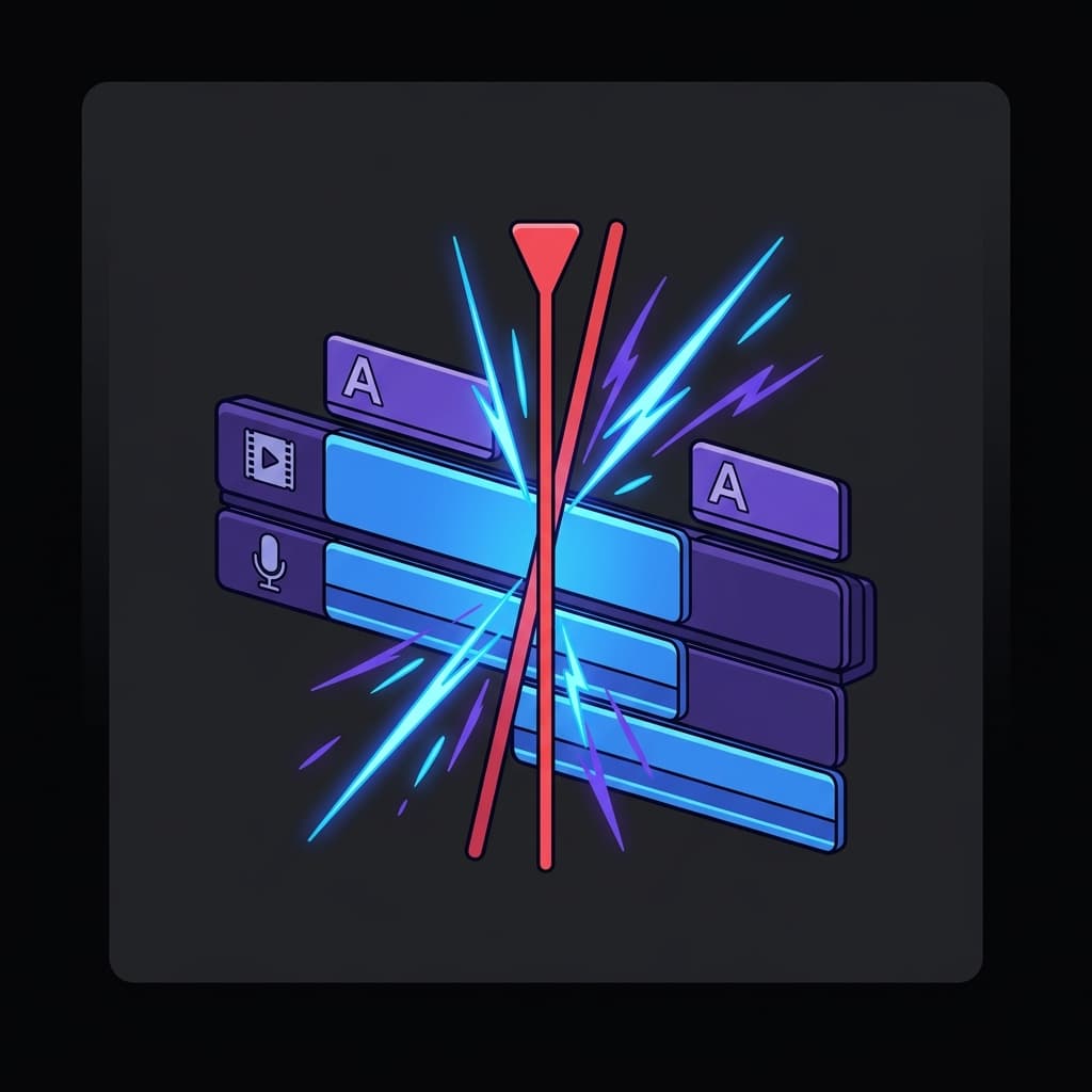 Adobe Premiere video editing timeline synchronization
